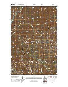 Spyglass Peak Idaho Historical topographic map, 1:24000 scale, 7.5 X 7.5 Minute, Year 2011