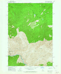 Square Top Idaho Historical topographic map, 1:24000 scale, 7.5 X 7.5 Minute, Year 1962
