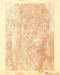 Squaw Creek Idaho Historical topographic map, 1:125000 scale, 30 X 30 Minute, Year 1894