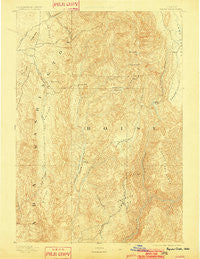 Squaw Creek Idaho Historical topographic map, 1:125000 scale, 30 X 30 Minute, Year 1894