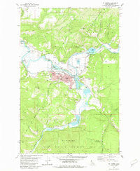 St Maries Idaho Historical topographic map, 1:24000 scale, 7.5 X 7.5 Minute, Year 1981