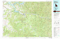 St Maries Idaho Historical topographic map, 1:100000 scale, 30 X 60 Minute, Year 1981
