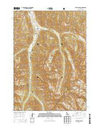 Standhope Peak Idaho Current topographic map, 1:24000 scale, 7.5 X 7.5 Minute, Year 2013