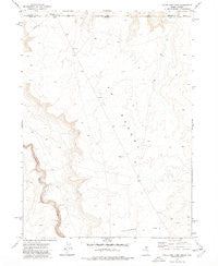State Line Camp Idaho Historical topographic map, 1:24000 scale, 7.5 X 7.5 Minute, Year 1977
