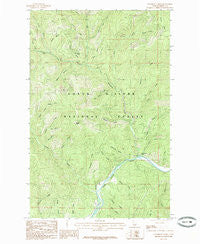 Steamboat Creek Idaho Historical topographic map, 1:24000 scale, 7.5 X 7.5 Minute, Year 1985
