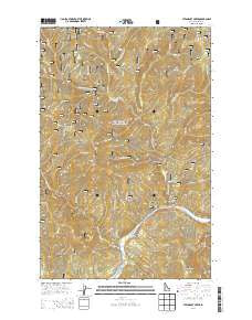 Steamboat Creek Idaho Current topographic map, 1:24000 scale, 7.5 X 7.5 Minute, Year 2014