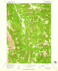 Stewart Flat Idaho Historical topographic map, 1:24000 scale, 7.5 X 7.5 Minute, Year 1949