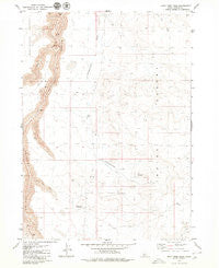 Stiff Tree Draw Idaho Historical topographic map, 1:24000 scale, 7.5 X 7.5 Minute, Year 1979
