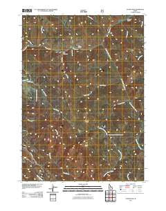 Stump Peak Idaho Historical topographic map, 1:24000 scale, 7.5 X 7.5 Minute, Year 2011
