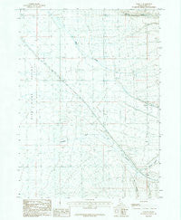Sublett Idaho Historical topographic map, 1:24000 scale, 7.5 X 7.5 Minute, Year 1985