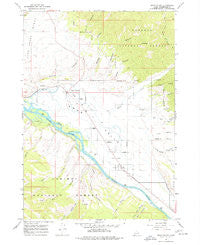 Swan Valley Idaho Historical topographic map, 1:24000 scale, 7.5 X 7.5 Minute, Year 1966