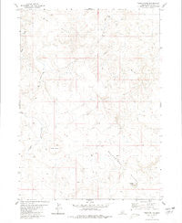 Table Butte Idaho Historical topographic map, 1:24000 scale, 7.5 X 7.5 Minute, Year 1980