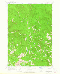 Taylor Mountain Idaho Historical topographic map, 1:24000 scale, 7.5 X 7.5 Minute, Year 1963