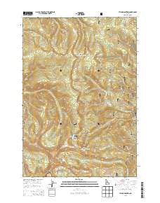 Taylor Mountain Idaho Current topographic map, 1:24000 scale, 7.5 X 7.5 Minute, Year 2013