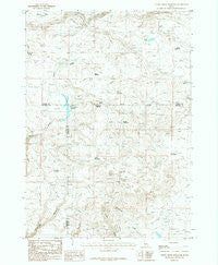 Thorn Creek Reservoir Idaho Historical topographic map, 1:24000 scale, 7.5 X 7.5 Minute, Year 1986
