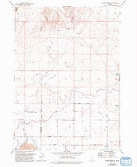Thorn Creek SE Idaho Historical topographic map, 1:24000 scale, 7.5 X 7.5 Minute, Year 1957
