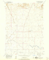 Thorn Creek SW Idaho Historical topographic map, 1:24000 scale, 7.5 X 7.5 Minute, Year 1957