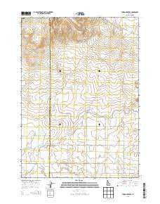 Thorn Creek SE Idaho Current topographic map, 1:24000 scale, 7.5 X 7.5 Minute, Year 2013