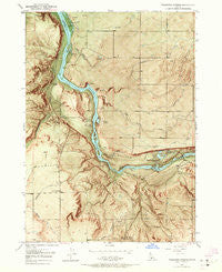 Thousand Springs Idaho Historical topographic map, 1:24000 scale, 7.5 X 7.5 Minute, Year 1949