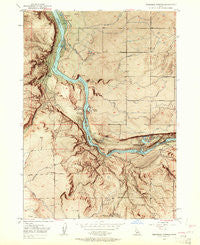 Thousand Springs Idaho Historical topographic map, 1:24000 scale, 7.5 X 7.5 Minute, Year 1949