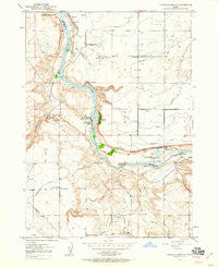 Thousand Springs Idaho Historical topographic map, 1:24000 scale, 7.5 X 7.5 Minute, Year 1949