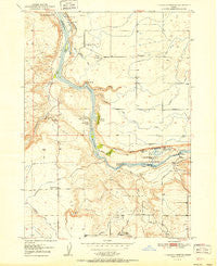 Thousand Springs Idaho Historical topographic map, 1:24000 scale, 7.5 X 7.5 Minute, Year 1951