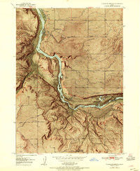 Thousand Springs Idaho Historical topographic map, 1:24000 scale, 7.5 X 7.5 Minute, Year 1954
