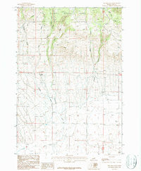 Thunder Gulch Idaho Historical topographic map, 1:24000 scale, 7.5 X 7.5 Minute, Year 1987