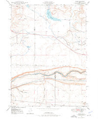 Ticeska Idaho Historical topographic map, 1:24000 scale, 7.5 X 7.5 Minute, Year 1948