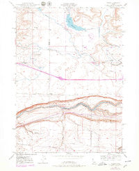 Ticeska Idaho Historical topographic map, 1:24000 scale, 7.5 X 7.5 Minute, Year 1948