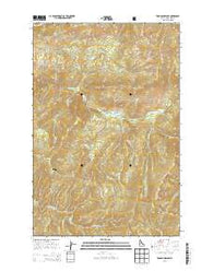 Toboggan Ridge Idaho Current topographic map, 1:24000 scale, 7.5 X 7.5 Minute, Year 2013