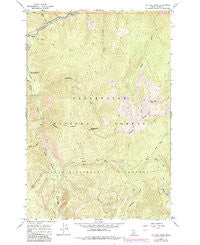 Tom Beal Peak Idaho Historical topographic map, 1:24000 scale, 7.5 X 7.5 Minute, Year 1966