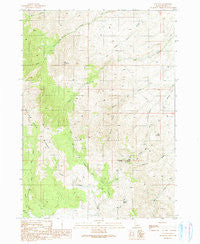 Toy Pass Idaho Historical topographic map, 1:24000 scale, 7.5 X 7.5 Minute, Year 1990