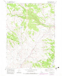 Treasureton Idaho Historical topographic map, 1:24000 scale, 7.5 X 7.5 Minute, Year 1969