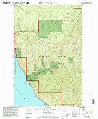 Trout Peak Idaho Historical topographic map, 1:24000 scale, 7.5 X 7.5 Minute, Year 1996