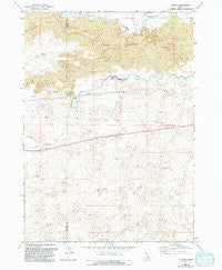 Tunupa Idaho Historical topographic map, 1:24000 scale, 7.5 X 7.5 Minute, Year 1971