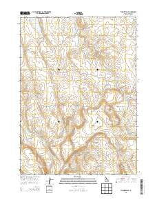Turner Table Idaho Current topographic map, 1:24000 scale, 7.5 X 7.5 Minute, Year 2013