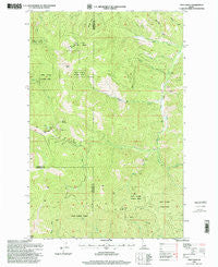 Twin Crags Idaho Historical topographic map, 1:24000 scale, 7.5 X 7.5 Minute, Year 1996