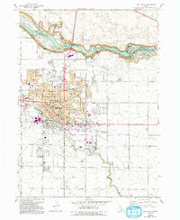 Twin Falls Idaho Historical topographic map, 1:24000 scale, 7.5 X 7.5 Minute, Year 1964