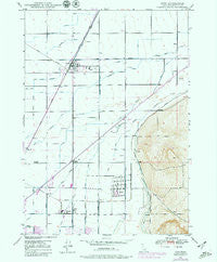 Ucon Idaho Historical topographic map, 1:24000 scale, 7.5 X 7.5 Minute, Year 1948