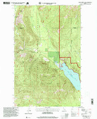 Upper Priest Lake Idaho Historical topographic map, 1:24000 scale, 7.5 X 7.5 Minute, Year 1996