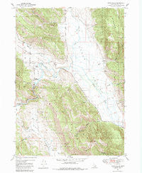 Upper Valley Idaho Historical topographic map, 1:24000 scale, 7.5 X 7.5 Minute, Year 1951