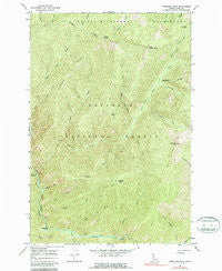 Vermilion Peak Idaho Historical topographic map, 1:24000 scale, 7.5 X 7.5 Minute, Year 1966