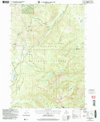 Victor Peak Idaho Historical topographic map, 1:24000 scale, 7.5 X 7.5 Minute, Year 2004