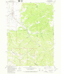 Victor Idaho Historical topographic map, 1:24000 scale, 7.5 X 7.5 Minute, Year 1978