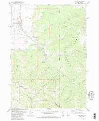 Victor Idaho Historical topographic map, 1:24000 scale, 7.5 X 7.5 Minute, Year 1978