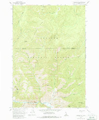 Vinegar Hill Idaho Historical topographic map, 1:24000 scale, 7.5 X 7.5 Minute, Year 1962