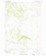 Wagon Box Basin Idaho Historical topographic map, 1:24000 scale, 7.5 X 7.5 Minute, Year 1973