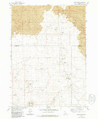Wagon Butte Idaho Historical topographic map, 1:24000 scale, 7.5 X 7.5 Minute, Year 1979