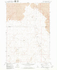 Wagon Butte Idaho Historical topographic map, 1:24000 scale, 7.5 X 7.5 Minute, Year 1979